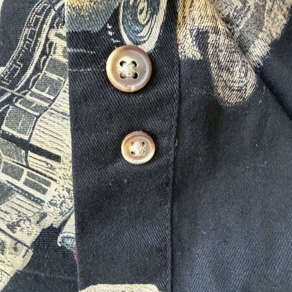 Clearwater Outfitters Muscle Car Print Shirt XL Black 100% Cotton Mustang T-Bird - Picture 10 of 11